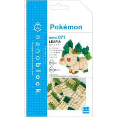 Kawada Nanoblock Pokemon Series Leafeon Micro-Sized Building Block Set | Galactic Toys & Collectibles