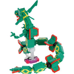 Kawada Nanoblock Pokemon Series Rayquaza Extreme DX Micro-Sized Building Block Set