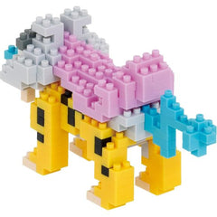 Kawada Nanoblock Pokemon Series Raikou Micro-Sized Building Block Set