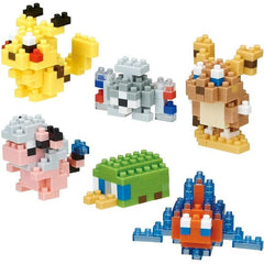 Pokémon Type Fire Set 1 is a box set of 6 unique characters! Each Pokémon stands approximately 1.38" tall. This complete box contains one of each (a complete set) and include: Pikachu, Flaaffy, Rotom, Magnemite, Charjabug, and Alolan Raichu. 

Note: Warning, small pieces. Keep away from small children/animals.