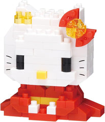 Hello Kitty (Kimono) from Nanoblock's Character Collection Series stands approximately 1.89" tall and has 140 pieces

Difficulty level is 2. This kit features all the details one would expect.