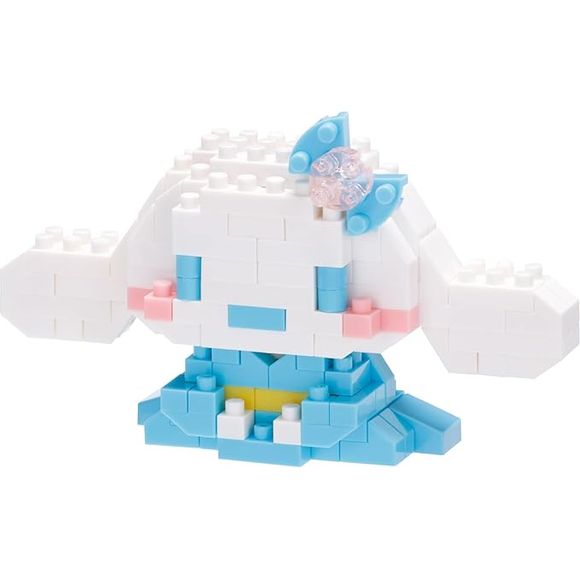 Cinnamoroll (Kimono) from Nanoblock's Character Collection Series stands approximately 1.97" tall and has 160 pieces

Difficulty level is 2. This kit features all the details one would expect.