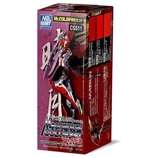 Mr. Hobby x Volks Mechanical Color Set Red Ver. 10ml Lacquer Paint Bottle | Galactic Toys & Collectibles