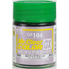 GSI Creos MR. Hobby Mr Color GX104 GX Clear Green 18mL Lacquer Model Paint | Galactic Toys & Collectibles
