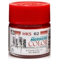Color Gloss Red Aqueous Hobby Color is a very safe paint that has a high degree of user-friendliness. Aqueous Hobby Color paint can be diluted with water if desired, while paint brushes can be cleaned and washed out in the water. Ensuring that this is before the paint is dry. The solvent contained in Aqueous Hobby Color paint is very mild. It provides a glossy texture and great leveling qualities (ie the smoothness of coated film of paint), resulting in a very good level of painted finish. In particular, th
