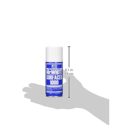 GSI Creos Gunze MR Hobby B511 Mr. White Surfacer 1000 Primer Spray Aerosol 170ml