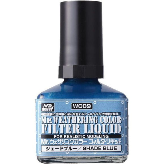 GSI Creos MR. Hobby WC09 Filtering Blue Weathering Color Filter 40ml Paint | Galactic Toys & Collectibles