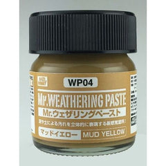 GSI Creos Gunze Mr. Hobby WP04 Mr Weathering Paste Mud Yellow 40 ml Bottle | Galactic Toys & Collectibles