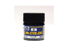 Mr Color paint, suitable for hand brushing & airbrushing, with good adhesion & fast drying is one of the finest scale modelling / hobby paints available. Solvent-based Acrylic, thin with Mr Color Thinner or Mr Color Levelling Thinner. Treat paint as a lacquer.10ml screw top bottle.

1 - 2 coats are recommended when brush painting
2 - 3 coats when using an air brush - after diluting to a ratio of 1 (Mr.Color) : 1-2 (Mr. thinner).
Mix in 5 - 10% of Flat Base to make glossy colors semi-glossy.
Mix in 10 - 20%