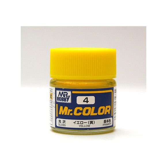 Mr Color paint, suitable for hand brushing & airbrushing, with good adhesion & fast drying is one of the finest scale modelling / hobby paints available. Solvent-based Acrylic, thin with Mr Color Thinner or Mr Color Levelling Thinner. Treat paint as a lacquer. 10ml screw top bottle.

1 - 2 coats are recommended when brush painting
2 - 3 coats when using an air brush - after diluting to a ratio of 1 (Mr.Color) : 1-2 (Mr. thinner).
Mix in 5 - 10% of Flat Base to make glossy colors semi-glossy.
Mix in 10 - 20%