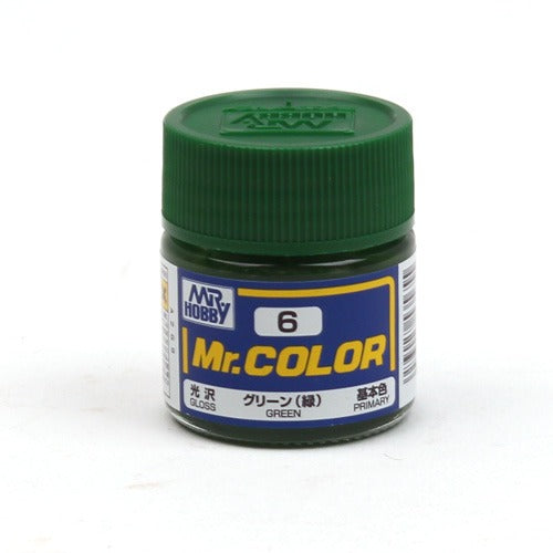 GSI Creos MR. Hobby Mr Color MR-006 Green 10mL Primary Gloss Paint | Galactic Toys & Collectibles