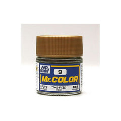 GSI Creos MR. Hobby Mr Color MR-009 Gold 10mL Primary Gloss Paint | Galactic Toys & Collectibles