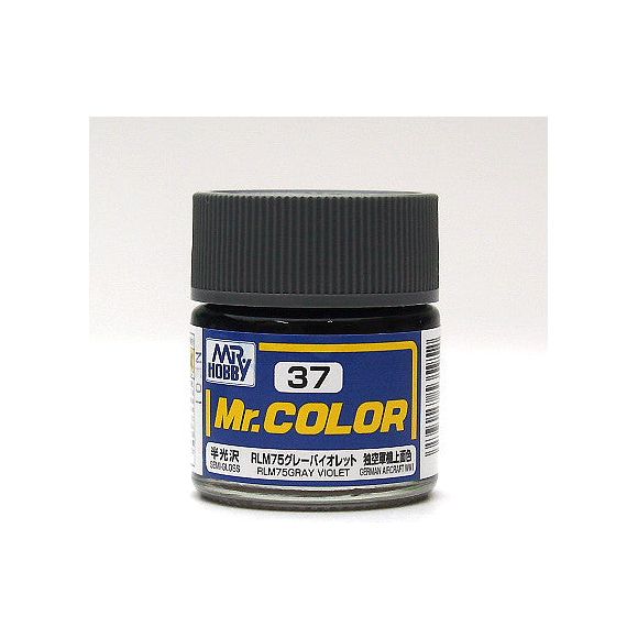 GSI Creos MR. Hobby Mr Color MR-037 Gray Violet 10mL Primary Semi-Gloss Paint | Galactic Toys & Collectibles