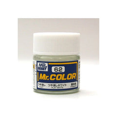 GSI Creos MR. Hobby Mr Color MR-062 White 10mL Primary Flat Paint | Galactic Toys & Collectibles