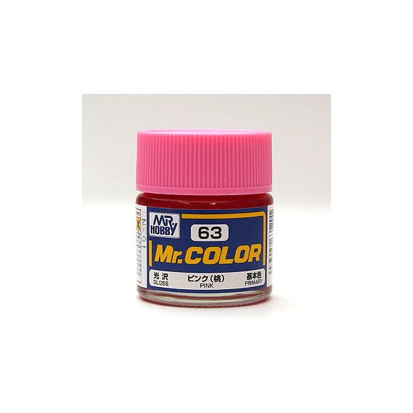 GSI Creos MR. Hobby Mr Color MR-063 Pink 10mL Primary Gloss Paint | Galactic Toys & Collectibles