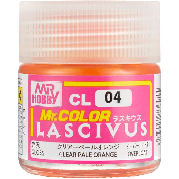 GSI Creos MR. Hobby Mr Color Lascivus CL04 Pale Clear Orange 10ml Bottle Gloss Paint | Galactic Toys & Collectibles