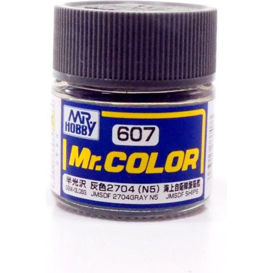 GSI Creos MR. Hobby C607 JMSDF 2704 Gray N4 10ml Semi-Gloss Model Paint | Galactic Toys & Collectibles