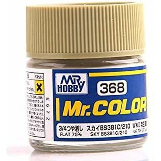 GSI Creos MR. Hobby C368 3/4 Flat Sky BS381C/210 10ml Model Paint | Galactic Toys & Collectibles