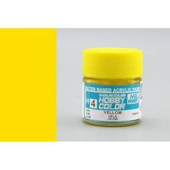 GSI Creos MR. Hobby Aqueous H4 Yellow 10mL Gloss Paint | Galactic Toys & Collectibles