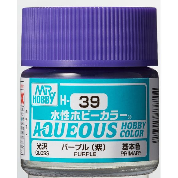 GSI Creos Mr. Hobby Mr Color Aqueous H39 Primary Purple 10mL Gloss Paint | Galactic Toys & Collectibles