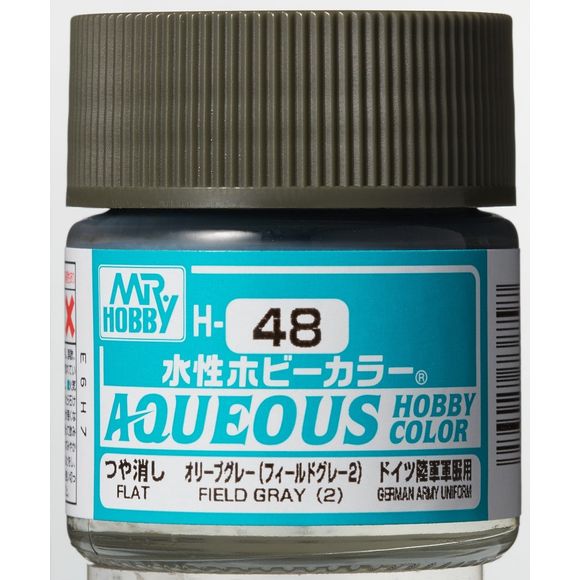 GSI Creos Mr. Hobby Mr Color Aqueous H48 Field Gray 10mL Flat Paint | Galactic Toys & Collectibles