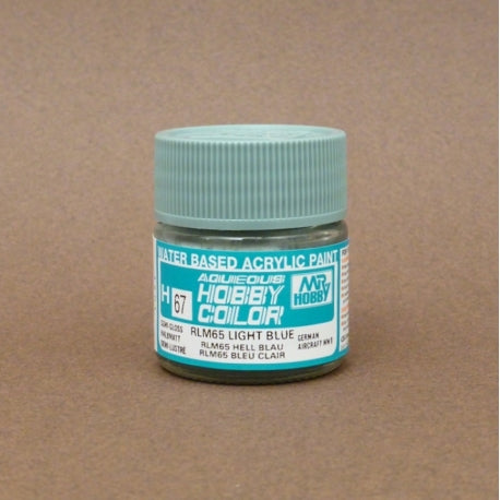 GSI Creos Mr. Hobby Mr Color Aqueous H67 RLM65 Light Blue 10ml Semi-Gloss Paint | Galactic Toys & Collectibles