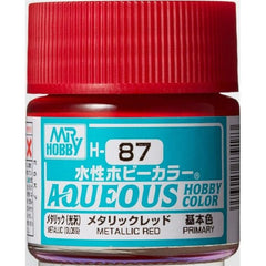 GSI Creos MR. Hobby Aqueous H87 Metallic Red 10mL Gloss Paint | Galactic Toys & Collectibles