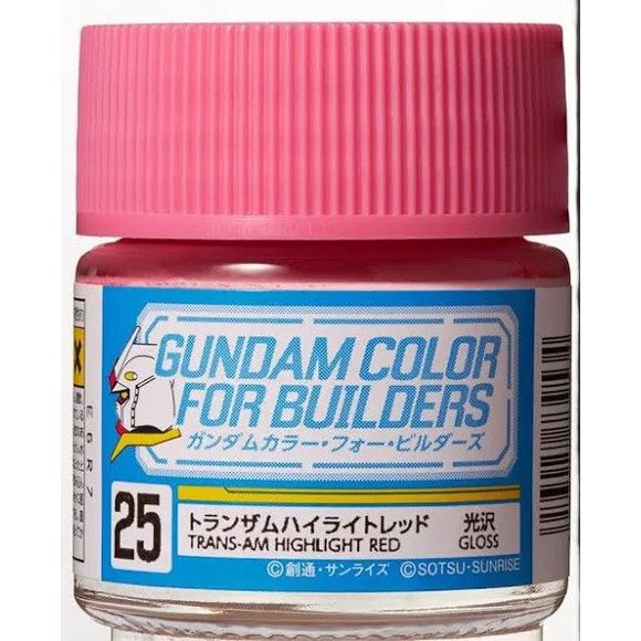 GSI Creos MR. Hobby Mr Gundam Color UG25 Trans-Am Highlight Red 10mL Gloss Paint | Galactic Toys & Collectibles