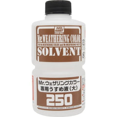 Thinner for weathering color. Use for for wiping weathering color, adjusting viscosity, and cleaning.

Continental US Shipping Only, ground transport only. No Expedited shipping.

Advised thinning ratio for airbrushing is 1:1.5 > 1:2 (Paint:Thinner)