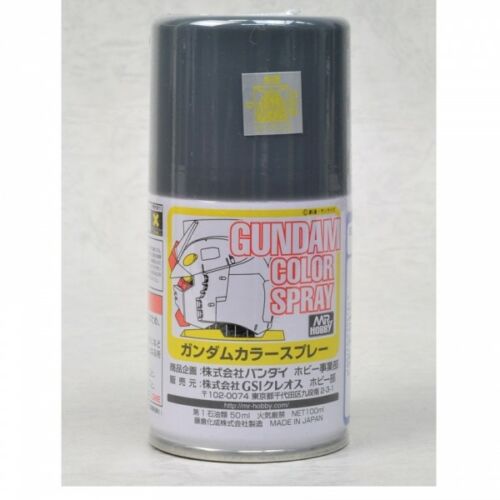 Paint based specifically on colors from the Gundam universe, so you can bring your Gundam models to the next level! The color development has been toned up to hide the base color even better and create a stronger top coating. Semi-Gloss Zeon MS Gray. 100ml.

Continental US Shipping only, no expedited shipping available on this product.