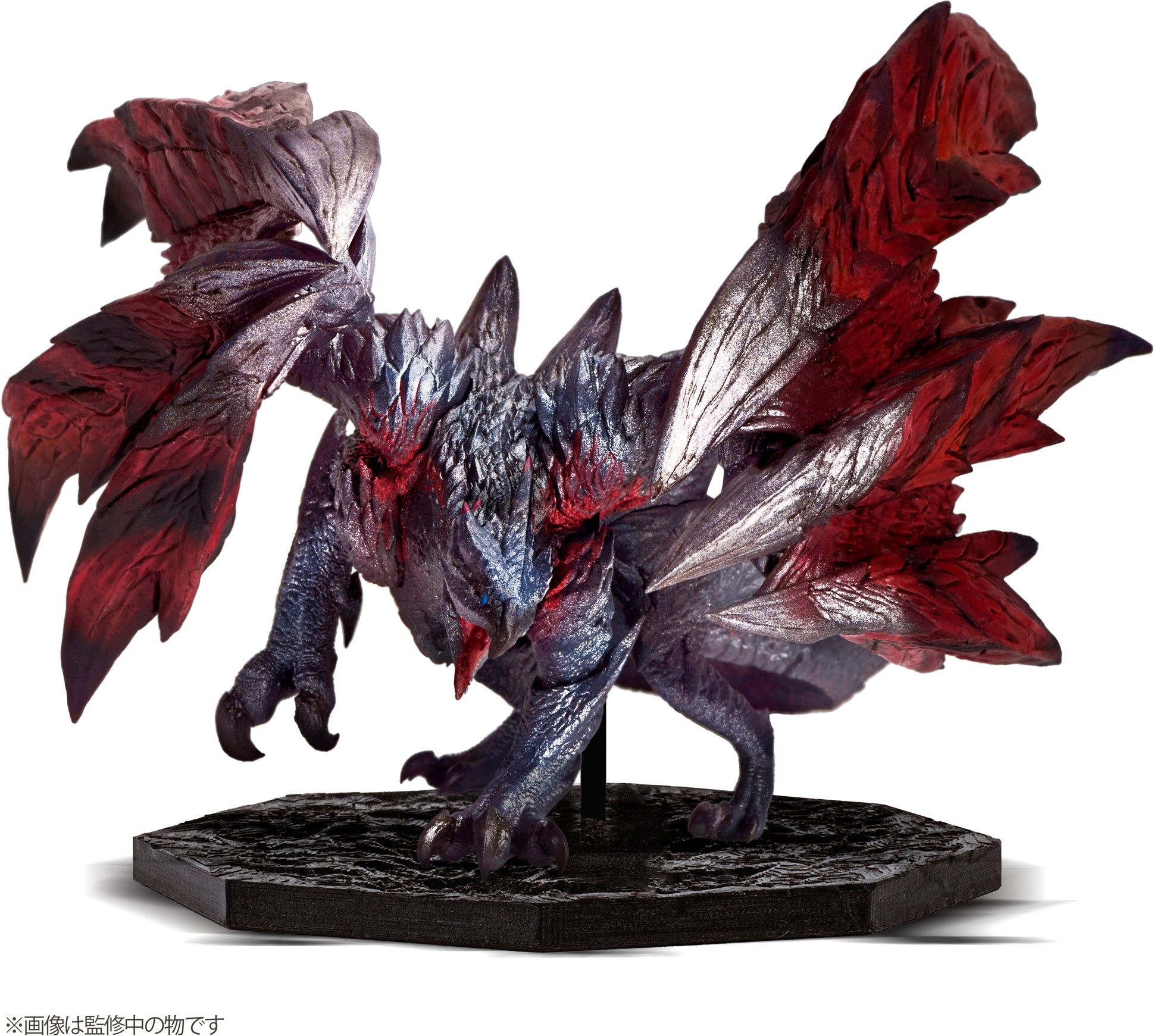 Capcom's "Figure Builder Cube" series focuses on easy-to-collect prices and quality, with all the detail cultivated in their high-end models, featuring sculpting and coloring created by top artists! 

[Figure Size]: Approximately 5.3in x 4.8in x 4.in, including base

Collect the rest of the set:
- Mizutsune
- Magnamalo
- Gore Magala