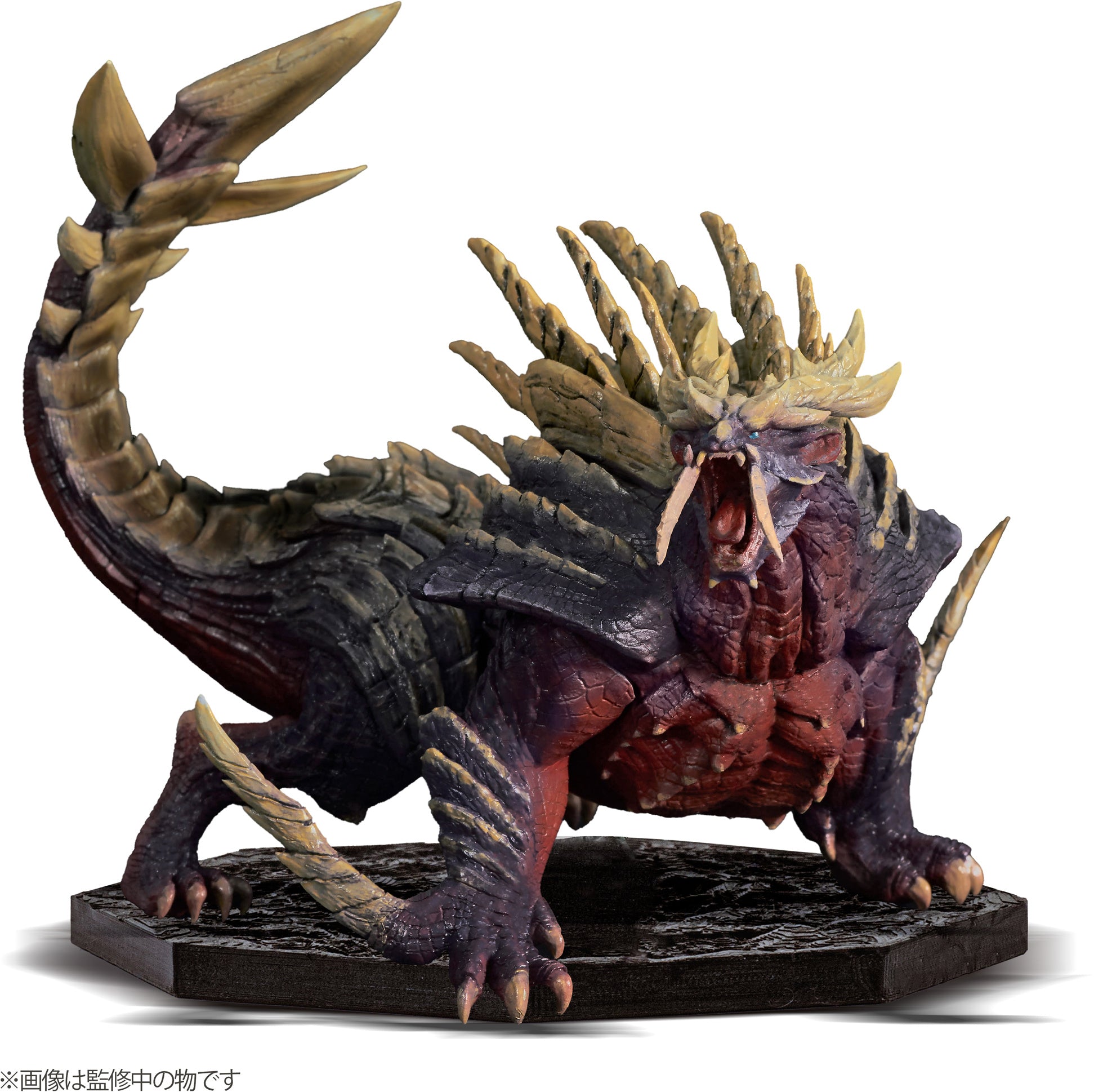 Capcom's "Figure Builder Cube" series focuses on easy-to-collect prices and quality, with all the detail cultivated in their high-end models, featuring sculpting and coloring created by top artists! 

[Figure Size]: Approximately 6in x 4.1in x 4.1in, including base

Collect the rest of the set:
- Mizutsune
- Crimson Glow Valstrax
- Gore Magala