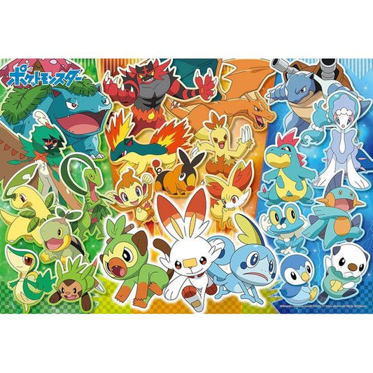 Beverly Pokemon What Type Starter Pokemon 100 pc Jigsaw Puzzle 15x10-inch | Galactic Toys & Collectibles