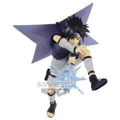 Sasuke Uchiha is returning to the Vibration Stars series by Banpresto with this figure based on his appearance in Naruto. 7 inches (17cm) tall.