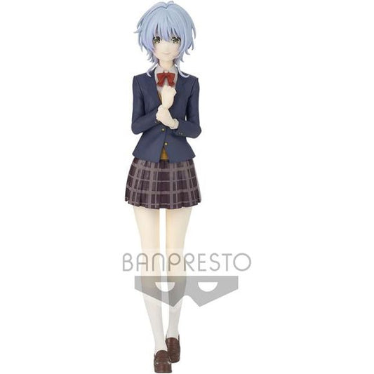 From Banpresto comes a figure of Fuka Kikuchi from Bottom-Tier Character Tomozaki! Fuka is featured in a happy pose wearing her school outfit.