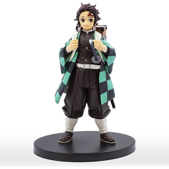 From the Demon Slayer Kimetsu no Yaiba anime comes a Tanjiro Kamado figure once again! He stands almost 6 inches tall and has been faithfully recreated.