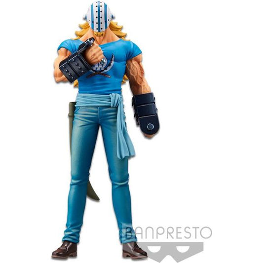 Joining the DXF Grandline Men line comes Killer depicted with his gauntlets and facemask. This figure stands over 6 inches and is highly detailed.