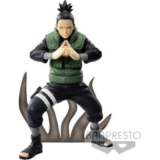 Expand your Naruto collection with this Nara Shikamaru figure from the popular series Naruto: Shippuden! Nara stands 7 inches tall and has been faithfully recreated.