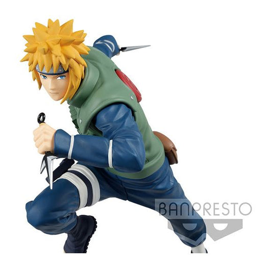 Expand your Naruto collection with this Minato Namikaze figure from the popular series Naruto: Shippuden! Minato stands 7 inches tall and has been faithfully recreated.