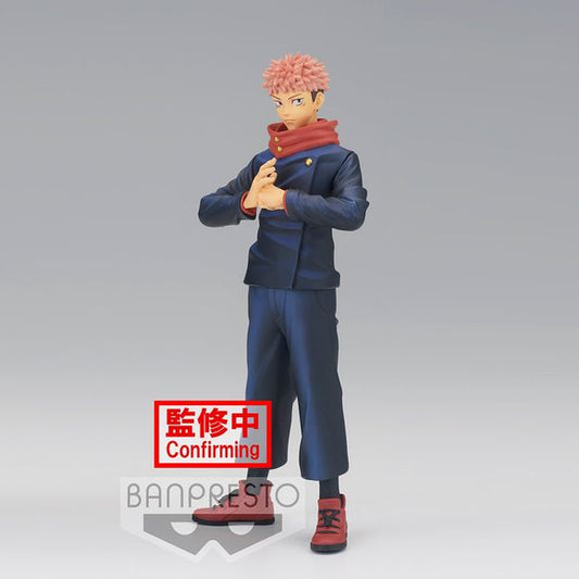 From the hit anime series Jujutsu Kaisen come a figure of Yuji Itadori Figure! He is standing in a pose that has him ready to fight and has been sculpted with great detail.