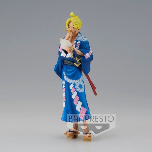 From the One Piece magazine comes this figure of Sabo reading, wearing a traditional kimono. This version features a more vibrant color scheme that better defines the small details from the original.