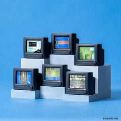 PRE-ORDER: Expected to ship in July of 2027.

This listing is for a random blind boxed LED toy. We are unable to take requests for specific LED toys, and you may get duplicates even if you order more than one.

COLLECT NOSTALGIA

The origins of FINAL FANTASY (I–VI) are packaged in retro, minimalist CRT television-shaped toys. With the flip of a switch, the screen lights up with an LED and plays an unforgettable melody. Pixel art and sound come together in a nostalgic toy that revives the feeling of gripping
