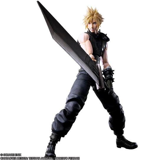 Square Enix Final Fantasy VII 7 Rebirth Play Arts Kai Cloud Strife Action Figure
