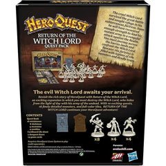 Avalon Hill: HeroQuest Return of The Witch Lord Quest Pack Expansion - Board Game