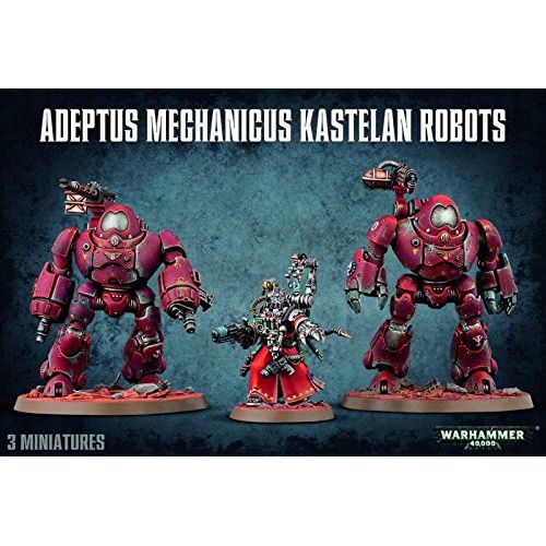 A huge, ancient robot built ten thousand years ago, the Kastelan Robot is a perfect example of the Adeptus Mechanicus’ repurposing of technology. Nearly unstoppable, their only flaw is that of any mere machine; they will follow instructions to the letter, even if this results in their own demise. A specialist Tech-Priest - the Cybernetica Datasmith - must constantly update and reprogram the Kastelan via order dataslates, lest this enormous, clanking robot simply stride blindly into a nearby chasm. Make no m