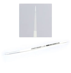 Armed with synthetic brush fibers to prevent curling, this brush is ideal for all of your painting needs!