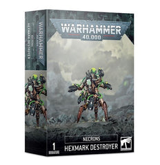 This kit builds a single Hexmark Destroyer. The kit is supplied in 19 plastic components and one Citadel 50mm Round Base.