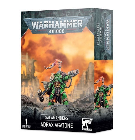 This 13-piece plastic set makes one Captain Adrax Agatone and is supplied with one Citadel 40mm round base.