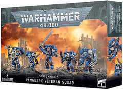 This plastic kit contains 98 components with which to make a 5 man Space Marine Vanguard Veteran Squad (and more!).

This kit comes supplied unpainted and requires assembly - we recommend using Citadel Plastic Glue and Citadel Paints.