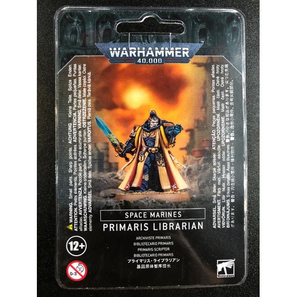 This multi-part plastic kit contains the components necessary to assemble a Primaris Librarian. The Primaris Librarian comes as 20 components, and is supplied with a Citadel 40mm Round base. The kit also includes an Ultramarines-Character Transfer Sheet, which features Captain, Chaplain, Librarian and Lieutenant iconography.